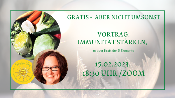 Online-Vortrag: Immunität stärken